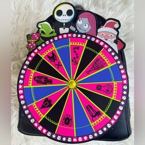 Brand new Disney NBC Oogie Boogie Wheel mini backpack.